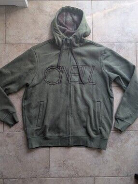 Army Green Zip-up O'Neill Hoodie